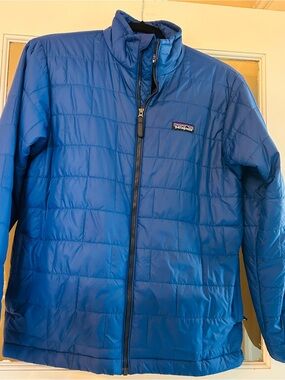 Patagonia Boy's Royal Blue Quilted Puffer Jacket